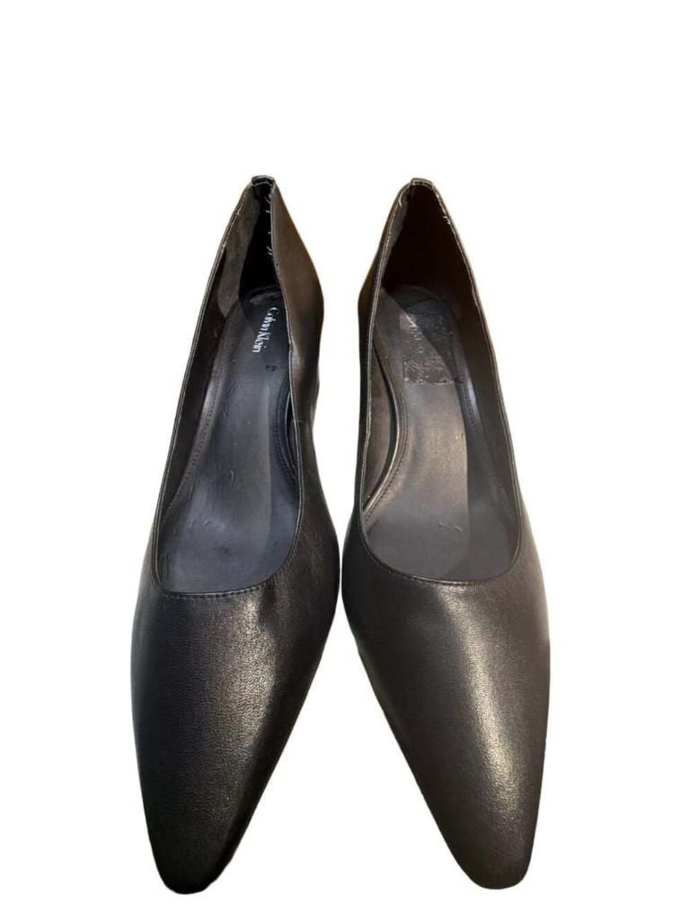 Calvin Klein Natalynn 2 Black Pumps Womens Size 10 Pointed Toe 2.5” Work Heels
